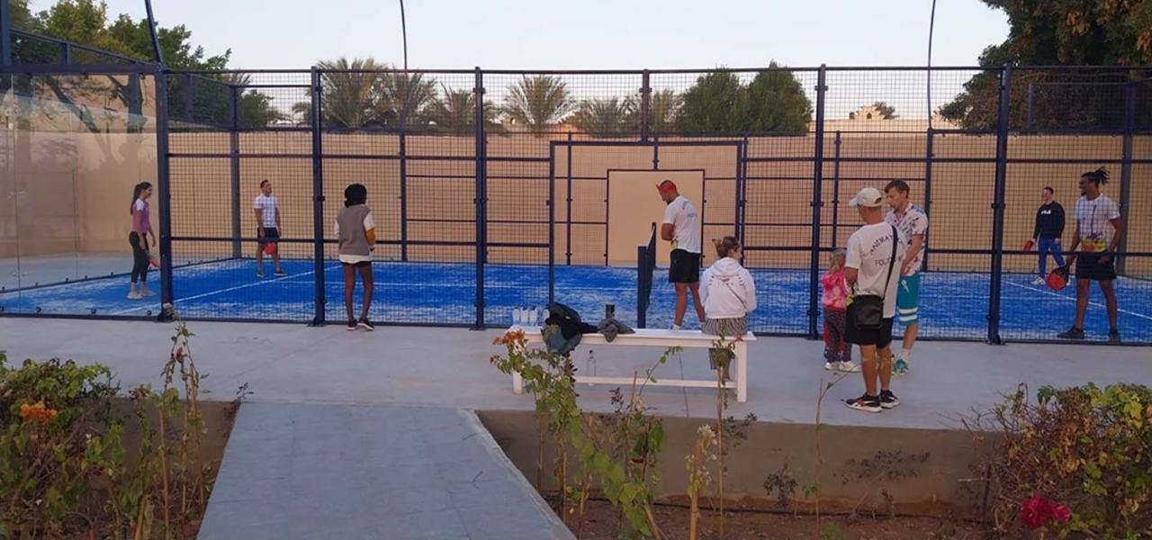 Prima Life Makadi Hotel Hurghada Eksteriør billede A paddle tennis court in Al-Qusais, Qatar